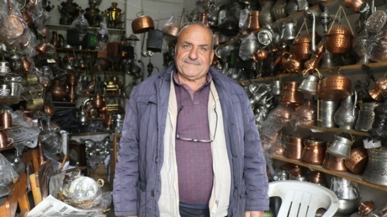 Ermenilerden kalma bakır sanatını 65 yıldır yaşatıyor