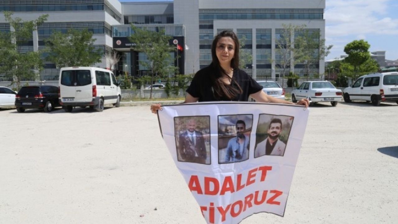 Van Bölge Adliye Mahkemesi önünde Adalet Nöbeti
