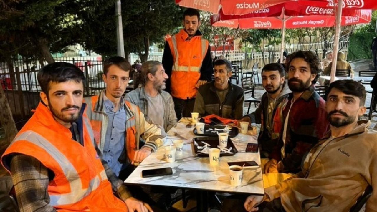 Darp edilerek gözaltına alınan inşaat işçileri serbest