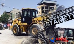 İş yerleri yıkılan esnaflar Erciş Belediyesine isyan etti