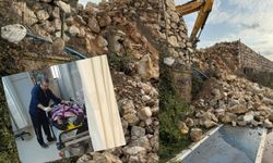 Mardin’de hastane inşaatında duvar çöktü: İki işçi yaralandı