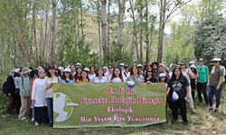 Van'da Kadınlar doğa yürüyüşü etkinliği düzenleyerek ekolojik tahribata dikkat çekti