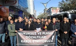 Van’da gözaltı protestosu: Arkadaşlarımız serbest bırakılsın