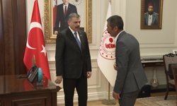 Bakan Çiftçi, eylemlerini sonlandıran maden işçileriyle görüştü