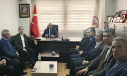 Erciş’te DEM Parti ve DBP heyetinden esnaf odalarına ziyaret