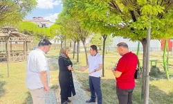Gürpınar Belediyesi parklarda bakım ve yenileme çalışmaları için saha incelemesi yaptı