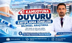Van’da zayıflama iğnelerinin etkileri bilimsel araştırmayla incelenecek