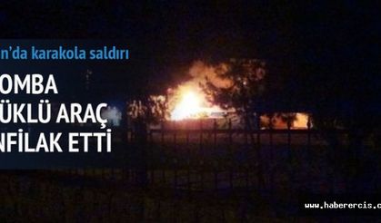 Van’da Karakola Bomba Yüklü Araçla Saldırı