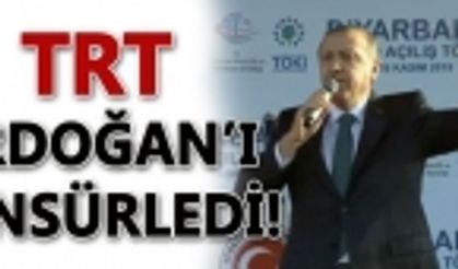 TRT Erdoğan'ı sansürledi!