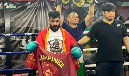 Kürt sporcu Hekar Gerdi, Malezya'da uluslararası kick boks şampiyonu oldu