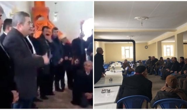 Van'da AKP'liler camide siyaset yapınca serbest HDP'liler Taziye evinde toplantı yapınca yasak