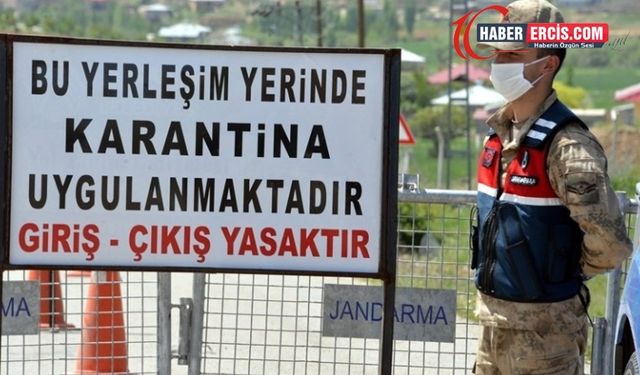 Van'da taziyeden dönen bir kişide virüs tespit edildi, mahalle karantinaya alındı