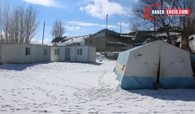 Van'da sözler tutulmadı: Depremzedeler eksi 20 derecede çadırda yaşıyor