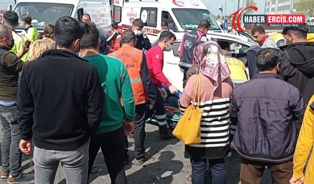 Diyarbakır’da trafik kazası: 5’i ağır 7 yaralı