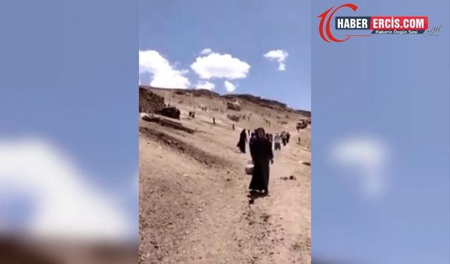 Van'da Mermer ocağı protestosunda köylülere kurşun sıkıldı
