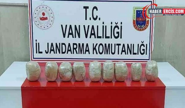 Çaldıran'da 10 kilo uyuşturucu madde ele geçirildi