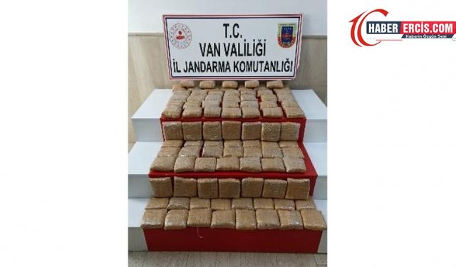 Çaldıran'da 91 kilo 500 gram uyuşturucu ele geçirildi