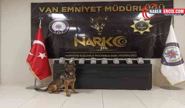 Van'da 8 kilo 700 gram uyuşturucu madde ele geçirildi