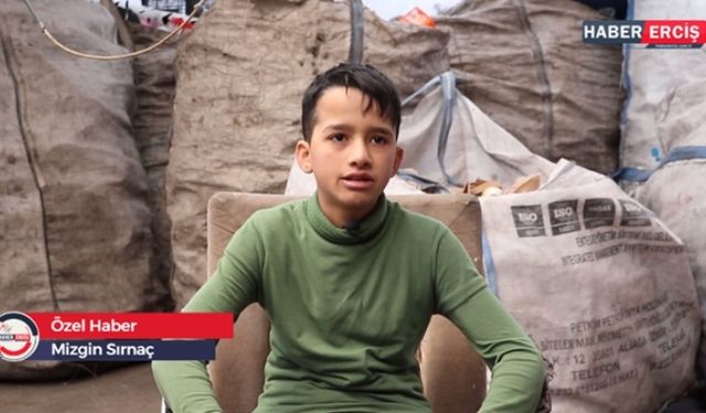 Okulu bırakan Suriyeli çocuk işçiler ailelerini geçindirebilmek için akşama kadar karton topluyor