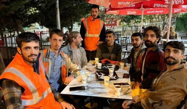 Darp edilerek gözaltına alınan inşaat işçileri serbest
