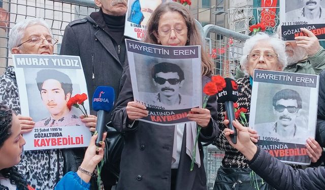 Cumartesi Anneleri gözaltında kaybedilen Hayrettin Eren’in akıbetini sordu