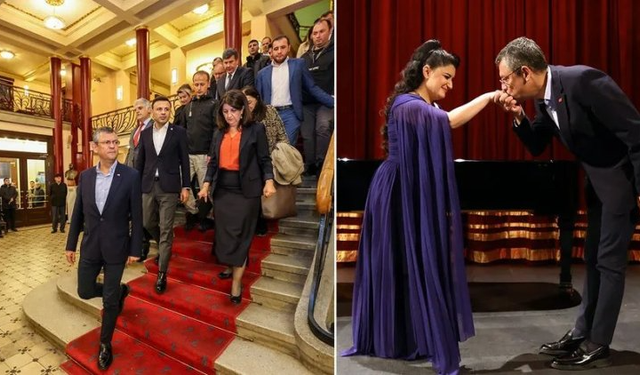 Özgür Özel ünlü Kürt soprano Pervîn Chakar'ın dinletisine katıldı