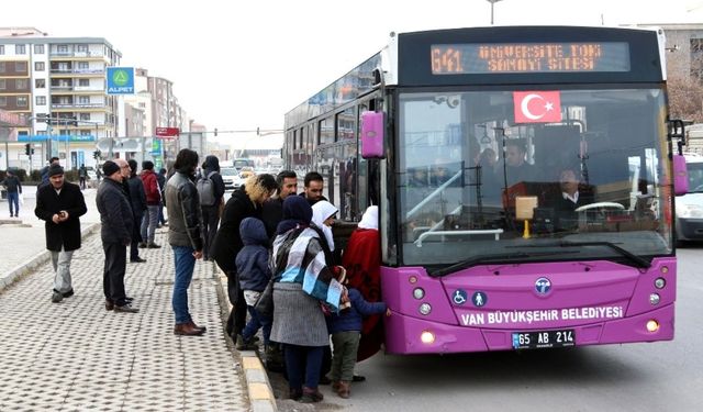 Van, Mardin ve Yüksekova'da Ramazan Bayramında ulaşım ücretsiz olacak