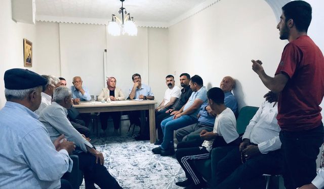 DBP ve Tuşba Belediyesi yöneticileri Beyüzümü Mahallesi’nde halkla buluştu