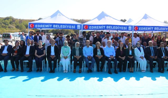 Edremit Mesire Alanı düzenlenen törenle halkın hizmetine açıldı