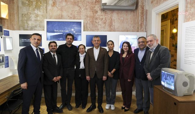 Özgür Özel'den Hrant Dink'in ailesine ziyaret