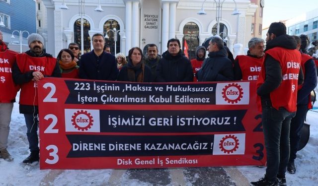 Van Büyükşehir Belediyesi’nde kayyımın işten çıkardığı işçiler, 157'nci gününde eylemlerini sürdürdü