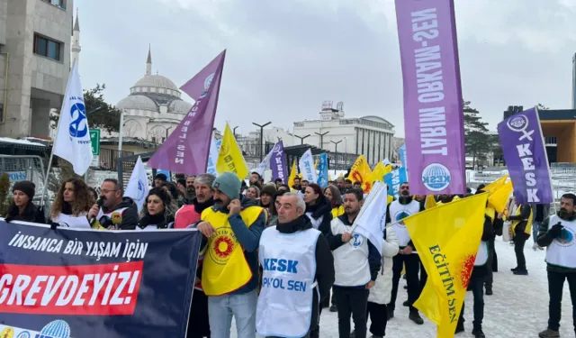 Van’da kamu emekçileri iş bıraktı: “Grev haktır, ek zam hemen şimdi!”