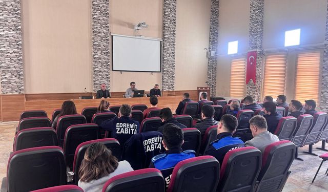 Edremit Belediyesi zabıta hizmetleri masaya yatırıldı: 2026 çalışmaları ve denetimler görüşüldü