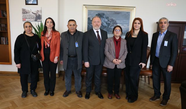 İliç maden faciasında hayatını kaybeden işçilerden Uğur Yıldız'ın ailesinden DEM Parti'ye ziyaret