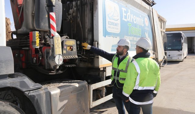Edremit Belediyesi’nde iş güvenliği için teknik denetimler artırıldı