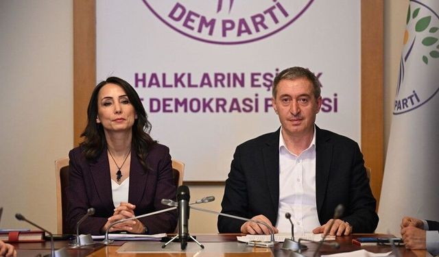 DEM Parti eş genel başkanlarından CHP'ye 'müzakere' çağrısı