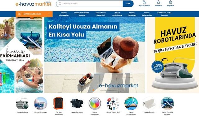 E-Havuz Market, Havuz Mekanik Sistemleri ve Robotik Temizlikte Teknik Deneyimi Dijital Hizmetle Buluşturuyor