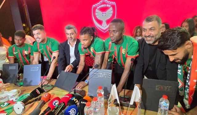 Amedspor 5 futbolcuyla sözleşme imzaladı