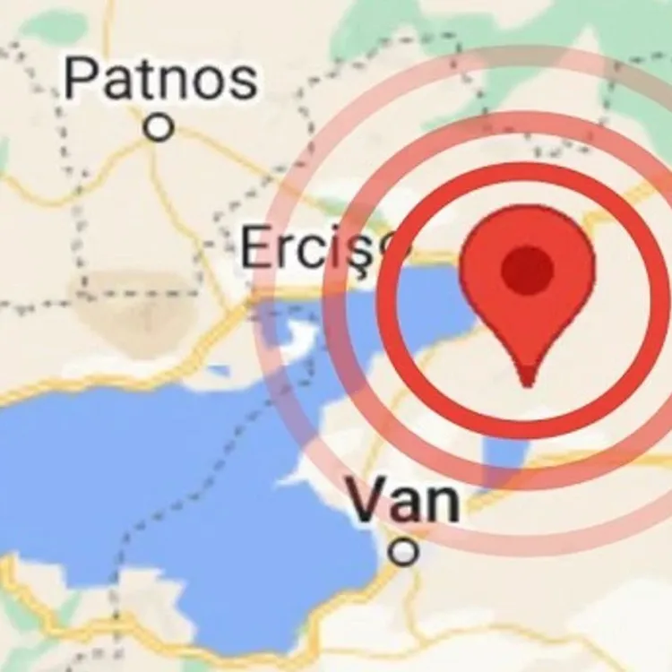 Van Tuşba’da 5.2 büyüklüğünde deprem meydana geldi