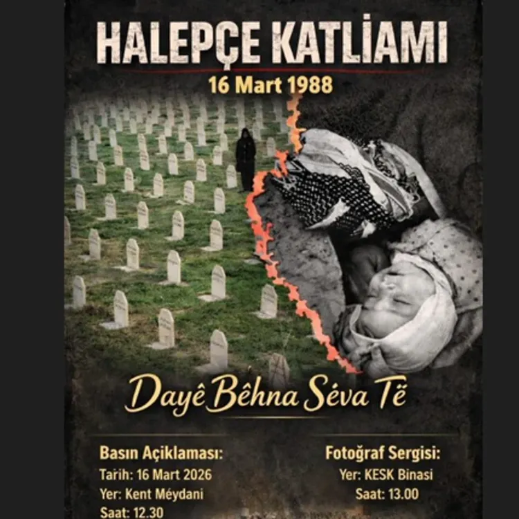 Van’da Halepçe Katliamı’nın 38. yılı için anma programı düzenlenecek