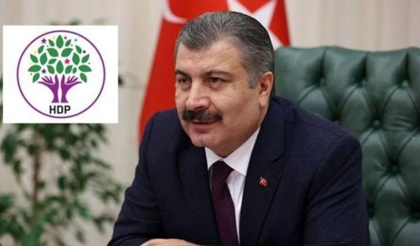 HDP'den Sağlık Bakanı'na Kürtçe tepkisi: Diline sahip çık!