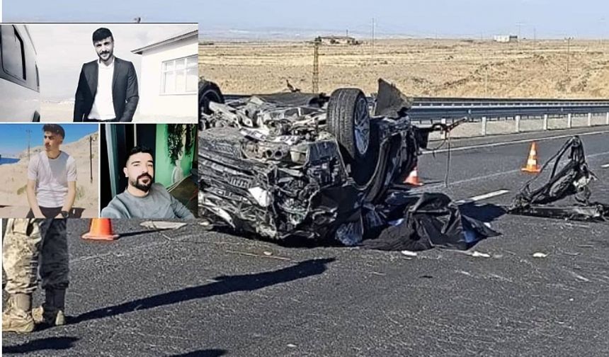 Diyarbakır’da meydana gelen trafik kazasında 3 Ercişli genç hayatını kaybetti