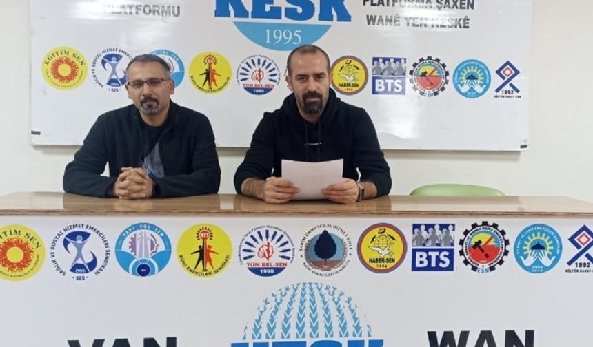 Eğitim Sen Van Şubesi : AKP’li yöneticiler okullarda toplantı yapıyor
