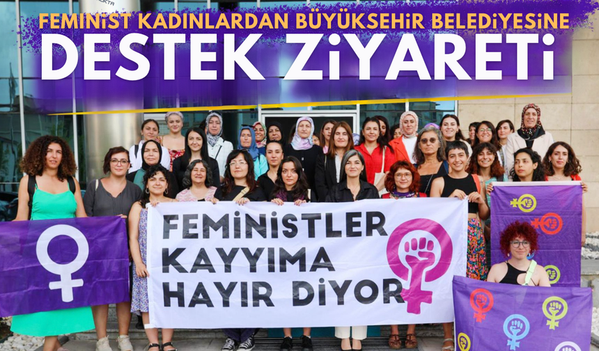 Feminist Kadınlardan Van Büyükşehir Belediyesine Destek Ziyareti