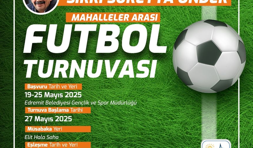 Edremit'te Anlamlı Futbol Turnuvası: Sırrı Süreyya Önder Adına Mahalleler Arası Müsabakalar Başlıyor