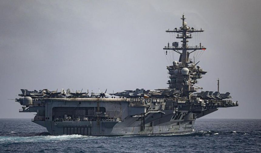 ABD’nin USS Carl Vinson Uçak Gemisi İran Yakınlarında Konuşlandı