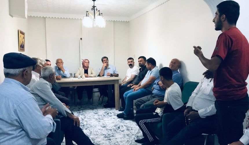 DBP ve Tuşba Belediyesi yöneticileri Beyüzümü Mahallesi’nde halkla buluştu