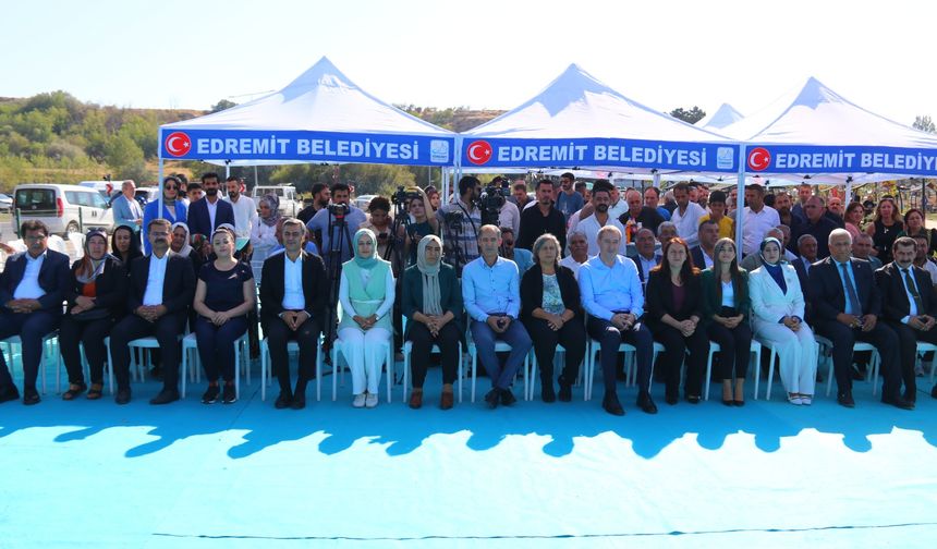 Edremit Mesire Alanı düzenlenen törenle halkın hizmetine açıldı