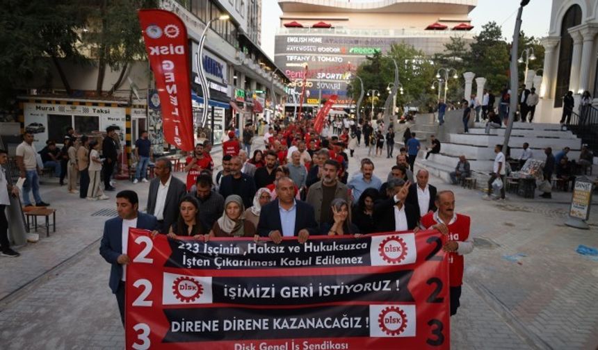 Van'da kayyımın işten çıkardığı işçilerin eylemi 47’nci gününde