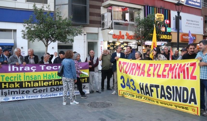 KHK eylemi 343'üncü haftasında: Mağduriyetler giderilsin